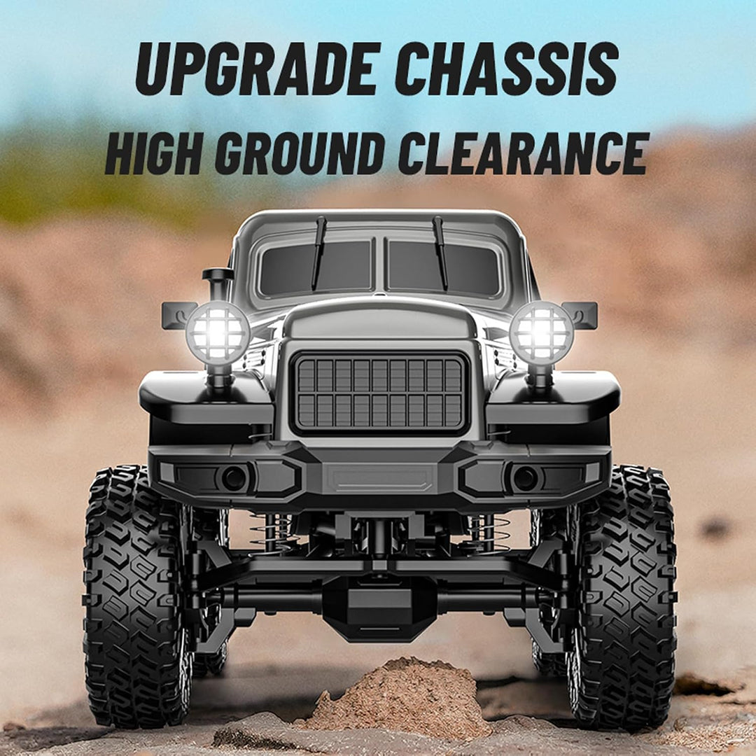 Ferngesteuerter LKW 1:18-4WD All Terrain RC – RC Auto mit 2 Akkus und Geschwindigkeitsregelung – 2,4