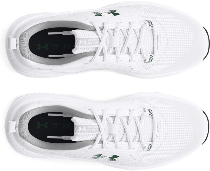 Under Armour Herren Ua Charged Commit Tr 4 Trainingschuhe 41 EU White Mod Gray Forest Green, 41 EU W