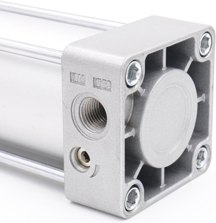 Heschen Pneumatischer Standard-Luftdruckzylinder, SC 50-100, PT1/4" Anschluss, 50mm Bohrung, 100mm H