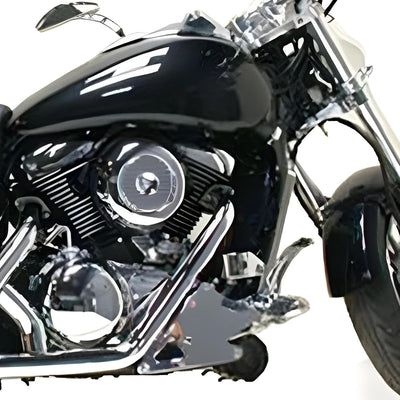 Auspuffanlage LeoVince Komplettanlage SILVERTAIL K02, chrom, mit Zulassung für Kawasaki VN 1500/1600