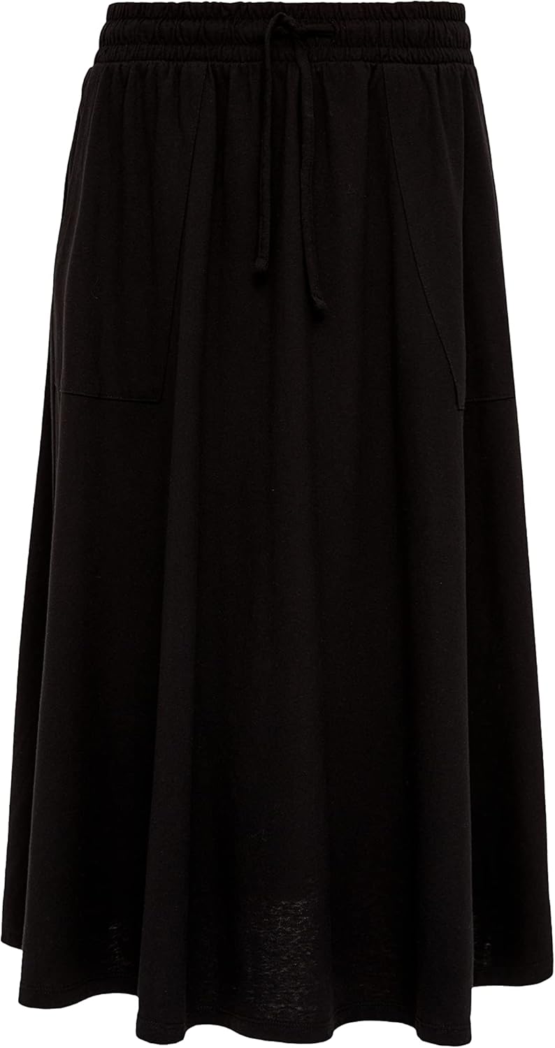 s.Oliver Damen Midi Rock 32 Schwarz 9999, 32 Schwarz 9999