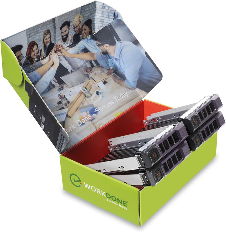 WORKDONE 4er-Pack - 3,5-Zoll Festplatten-Caddy - kompatibel für Dell PowerEdge Server - Handbuch - A