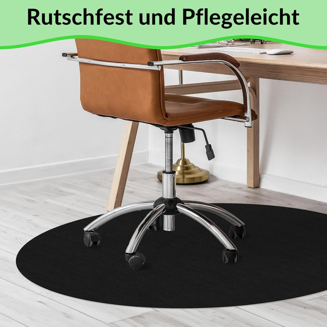 ANRO Bodenschutzmatte Bürostuhl Unterlage Schreibtischstuhl Unterlage Bürostuhl Teppich rutschfeste
