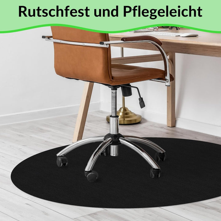 ANRO Bodenschutzmatte Bürostuhl Unterlage Schreibtischstuhl Unterlage Bürostuhl Teppich rutschfeste