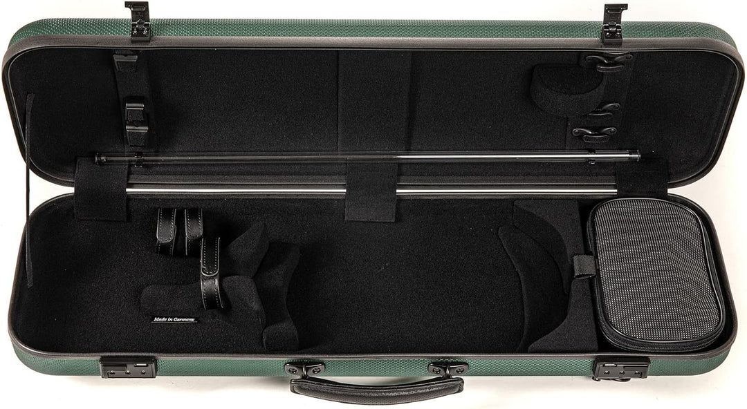 GEWA Violinkoffer AIR AVANTGARDE grün Made in Germany Grün ohne zusätzlichen Seitengriff, Grün ohne