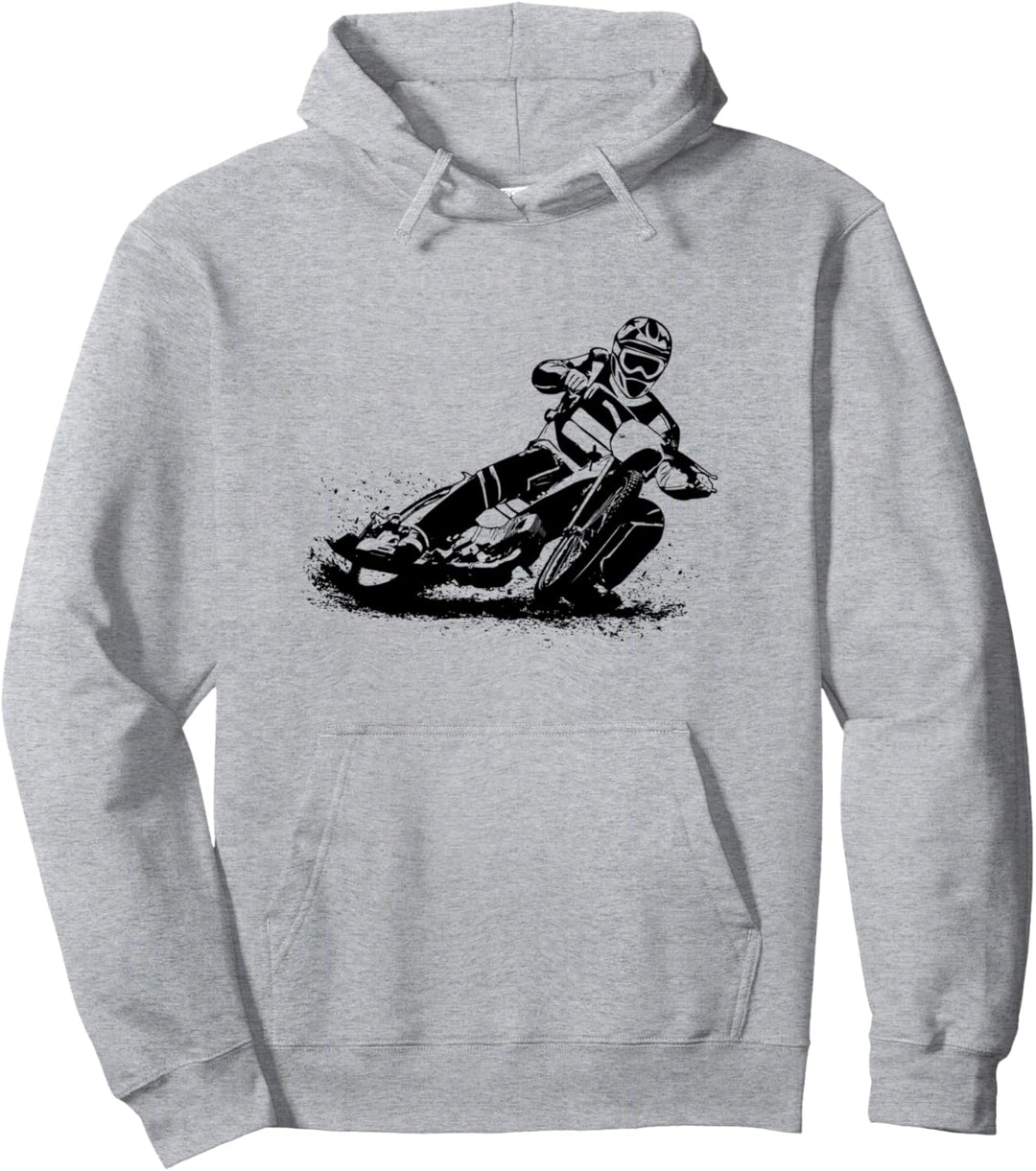 Speedway Bahnsport Motorradrennen Pullover Hoodie