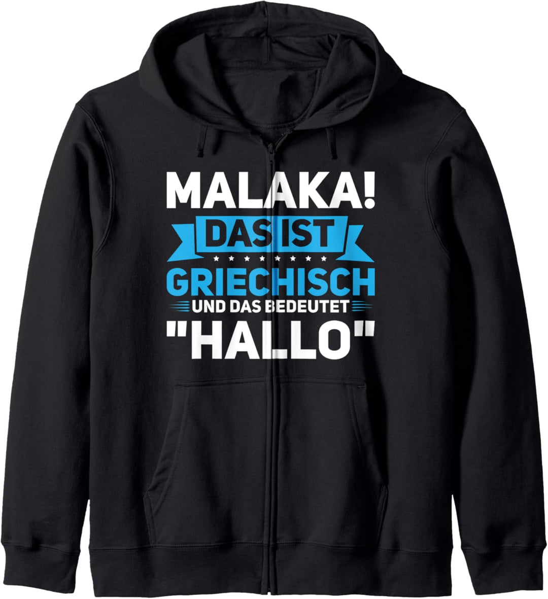 Grieche Griechenland Griechische Flagge Kapuzenjacke