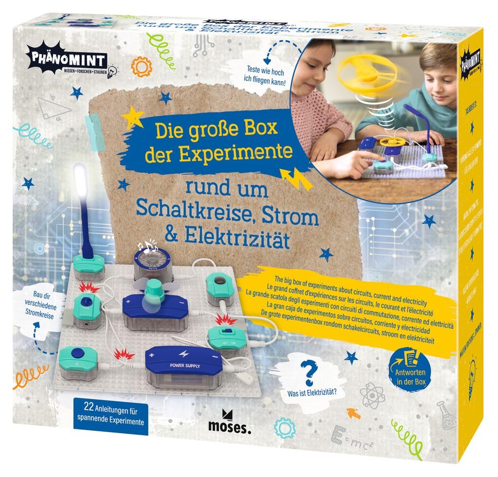 Moses. PhänoMINT Die grosse Box der Experimente rund um Schaltkreise, Strom und Elektrizität, Elektr