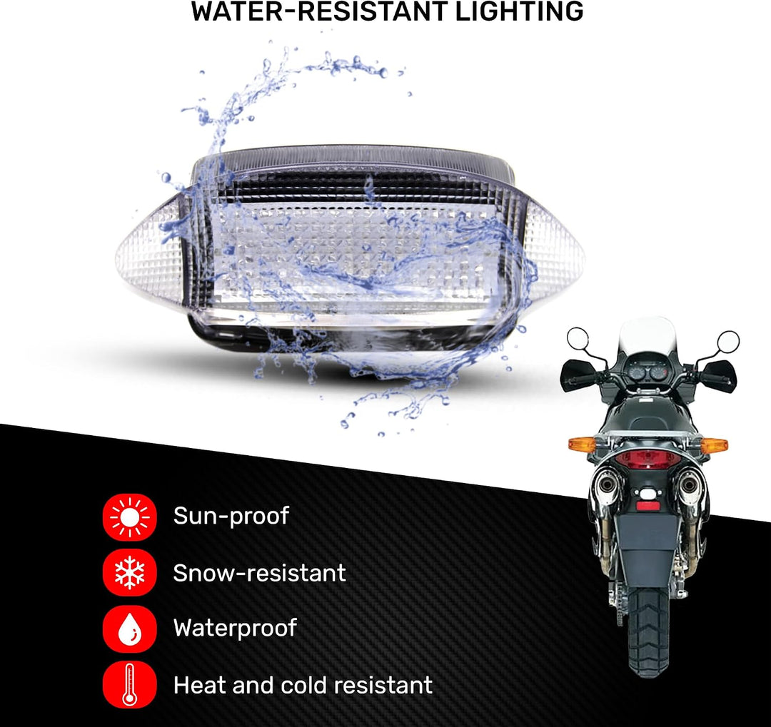 avdb-moto LED-Bremslicht mit integrierten Blinker kompatibel mit Honda Cbr 600, F3, 1997/1998, VADER