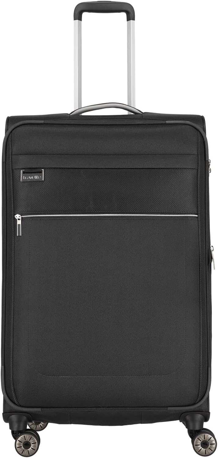 Travelite Kofferset 4 teilig Weichschale 4 Rollen, Grössen S-M-L + Bordtasche, nachhaltig, MIIGO, Re