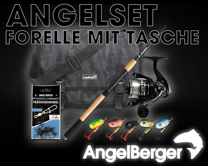 Angel-Berger Angelset Forelle mit Tasche und Zubehör