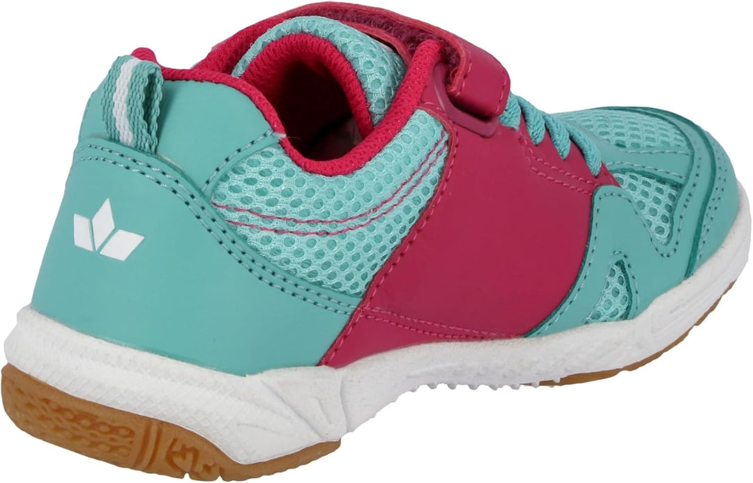 Lico Unisex Kinder Sport Vs Hallenturnschuhe 41 EU Türkis Pink Weiss, 41 EU Türkis Pink Weiss