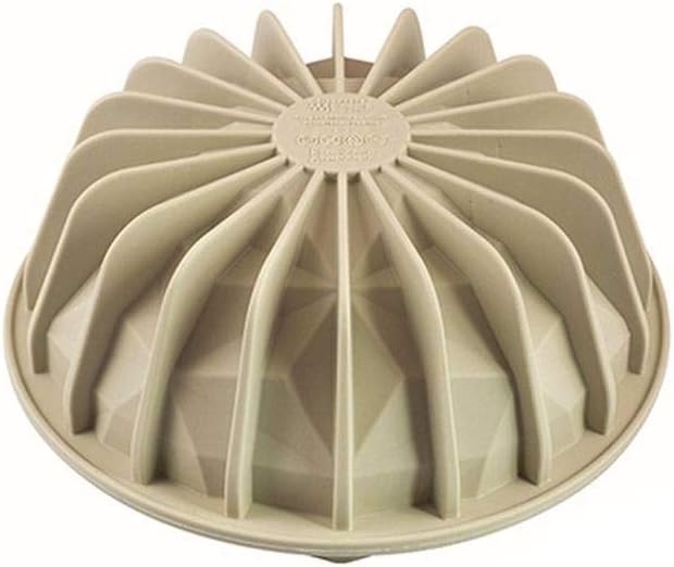 silikomart | Silikon-Kuchenform Modern GEMMA, antihaftbeschichtet, 1er Pack Kuchenform, 3D Design, Ø