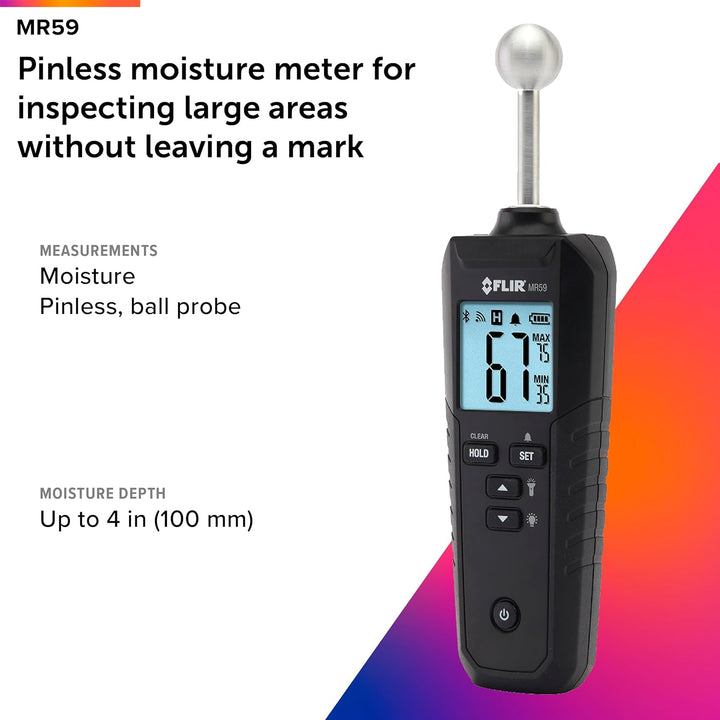 FLIR MR59 Ball Probe Moisture Meter with Bluetooth, MR59