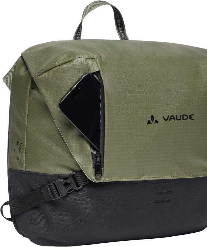 VAUDE Damen Herren Umhängetasche CityMessenger One Size Einheitsgrösse Khaki, Einheitsgrösse Khaki