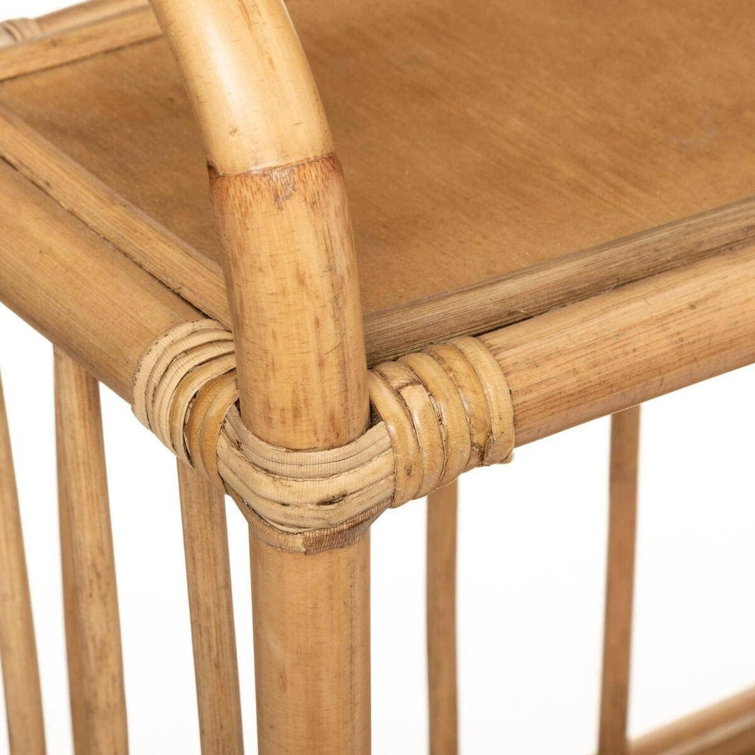 Kinderbücherregal - Rattan H. 50 cm - Beige - Atmosphera créateur d'intérieur