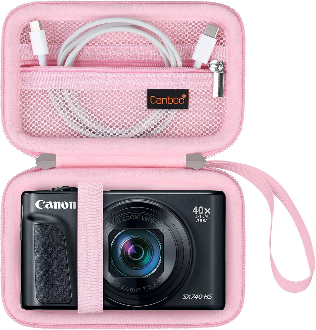 Canboc Tragetasche für Canon PowerShot SX740 SX730 SX720 SX620 G7X Digitalkamera, Point and Shoot Vl