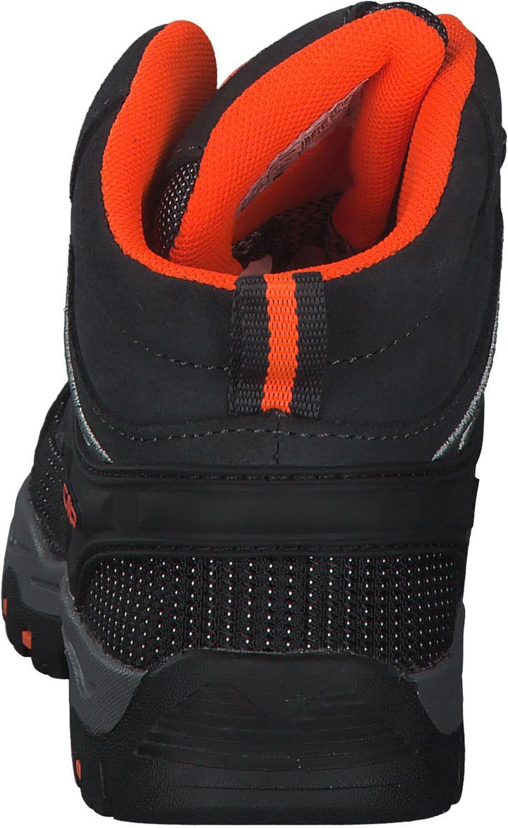CMP Unisex Kinder Kids Rigel Mid Trekking Shoes Wp Wanderschuhe 37 EU Antracite Flash Orange, 37 EU