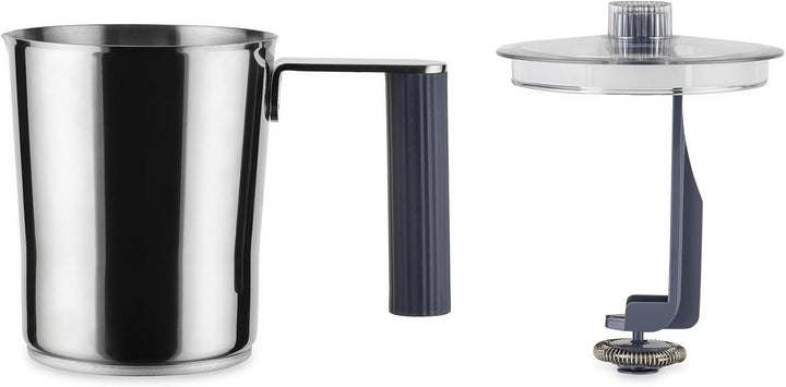 Alessi Plissé MDL13 G - Multifunktions-Induktions-Milchaufschäumer, aus Thermoplastischem Harz, Kann