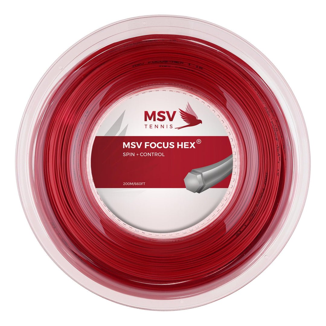 MSV Saitenrolle Focus-HEX 1,27 rot, 1,27 rot