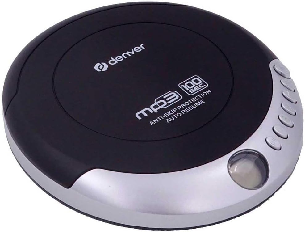 Denver Tragbarer CD-Player DMP-391. Walkman kompatibel mit CDs, CD-R und CD-RW CD-RW. Anti-Schock-Fu