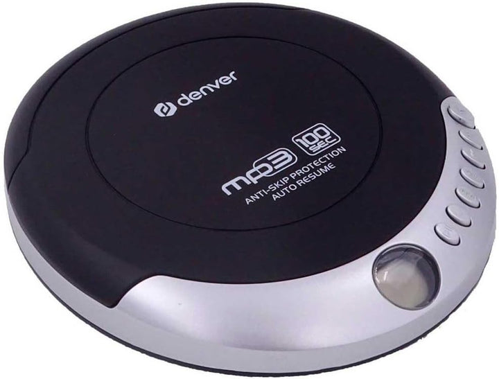 Denver Tragbarer CD-Player DMP-391. Walkman kompatibel mit CDs, CD-R und CD-RW CD-RW. Anti-Schock-Fu