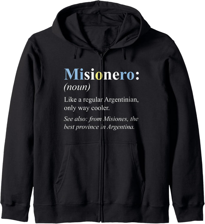 Argentinien Misiones Geschenk Englisch Version - Misionero Kapuzenjacke