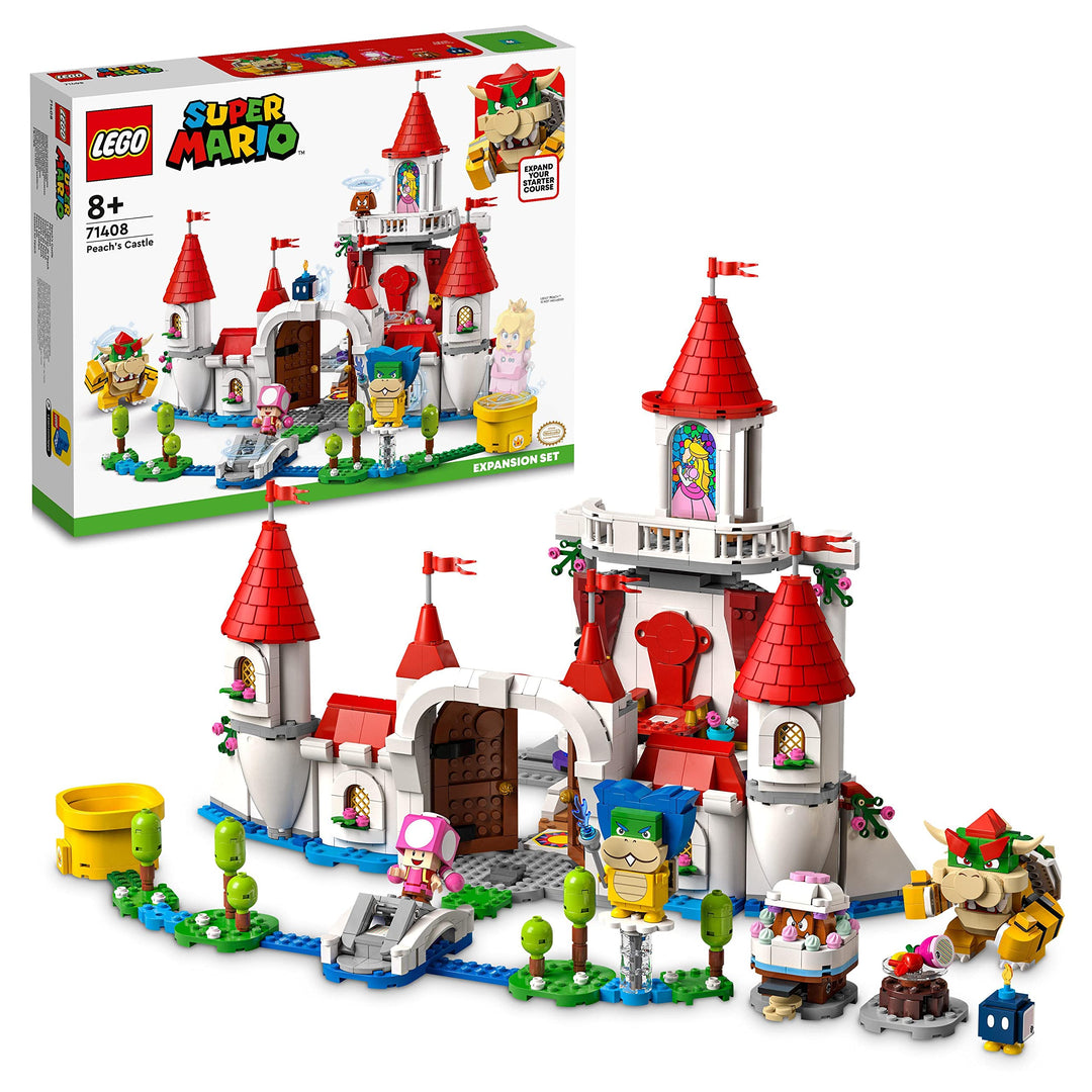 Lego 71408 Super Mario Pilz-Palast – Erweiterungsset, Spielzeug zum kombinieren mit Starterset, Zeit