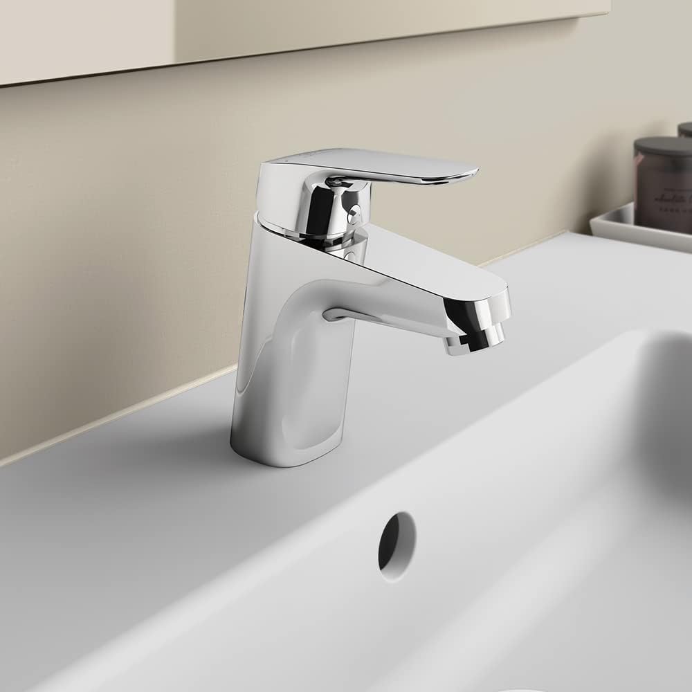Ideal Standard B1812AA Ceraflex Waschtischarmatur, Chrome, Basin Mixer no Waste, Basin Mixer no Wast