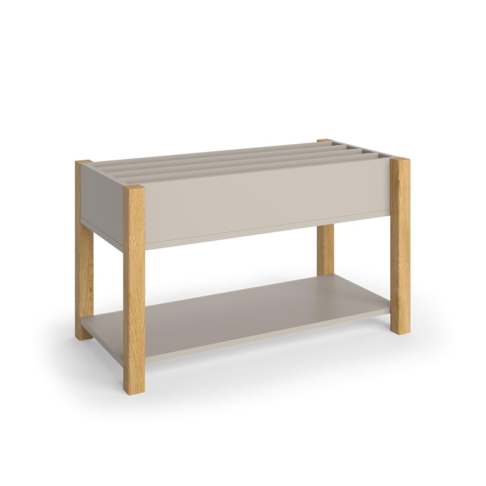 VitaliSpa Kinderregal Cashmere-Eiche Malia - 80x46x40 cm aus Spanplatte - Bücherregal für Kinder, Sp