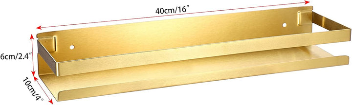 IGNPION Eckregal für Badezimmer, Edelstahl, Wandmontage, Organizer, Caddy für Küche, Hotel, Aufbewah