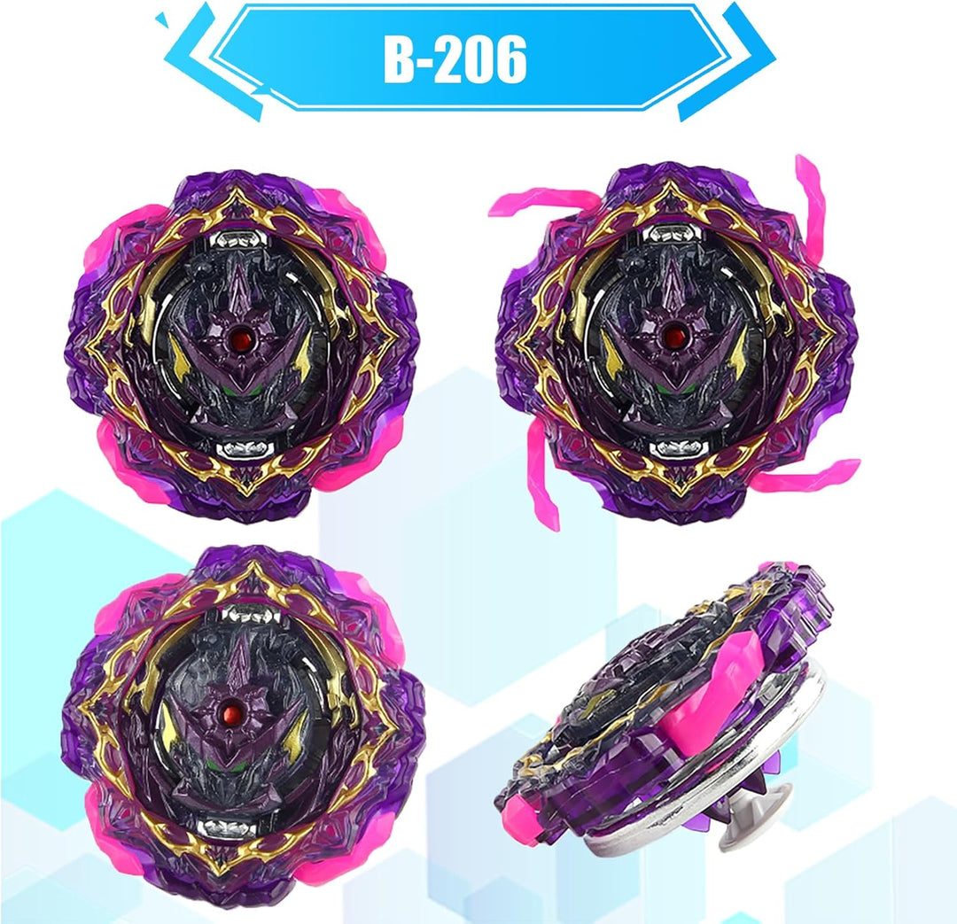 Gyroscope Turbo Set, 3D Arena Metall Fusion KampfKreisel, Mit Battling Top Launcher, Geschenk-Sets(2