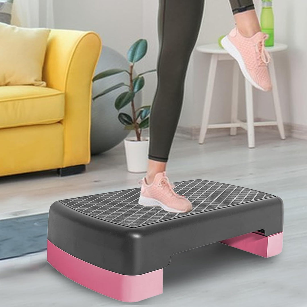 Fitness Stepper Für Zuhause, Aerobic Steppbrett 45 Cm, Grosse Hebeplattform Mit Rutschfestem, Spezie