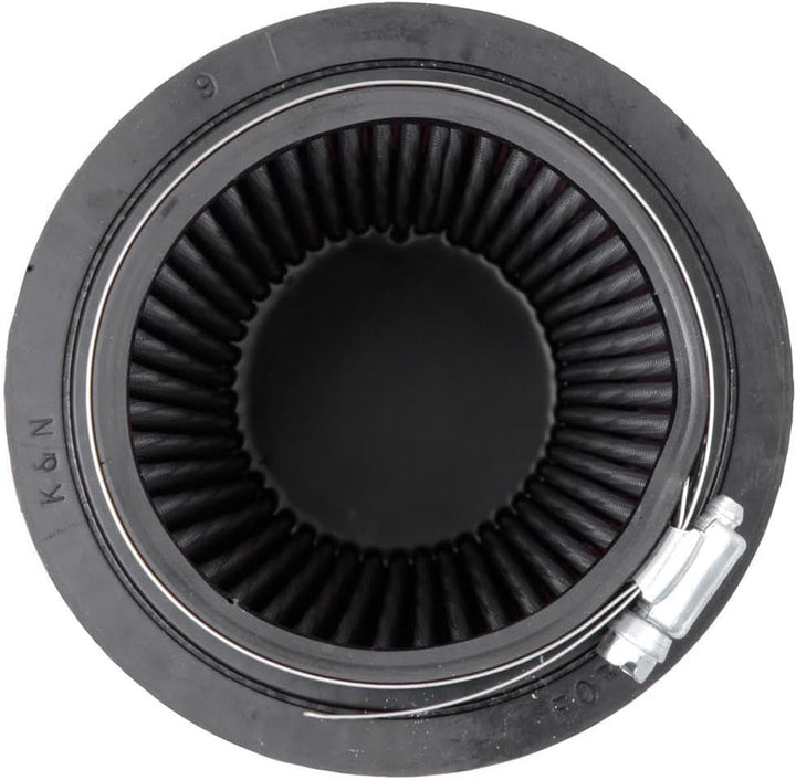 K&amp;N RU-2710 KFZ und Motorrad Gummi Universalluftfilter, Rot