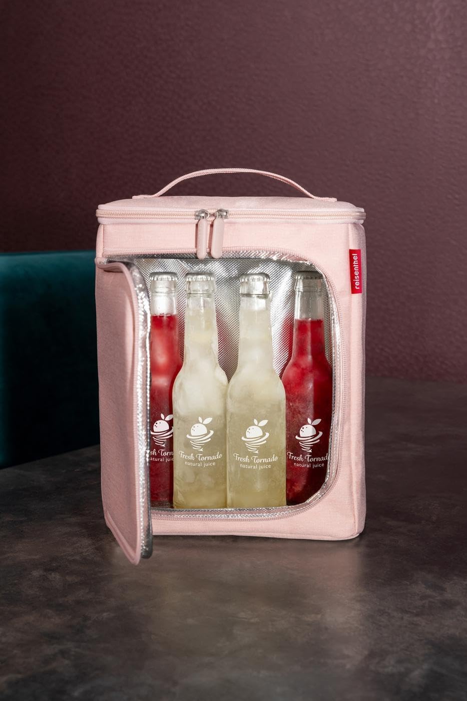 reisenthel coolerbox - Rundum flexibel, praktische Kühltasche mit Zwei Öffnungen twist blush, twist