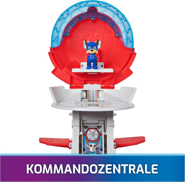 PAW PATROL: Der Mighty Kinofilm, Marine Hauptquartier Spielset, mit Chase Spielfigur und Superhelden
