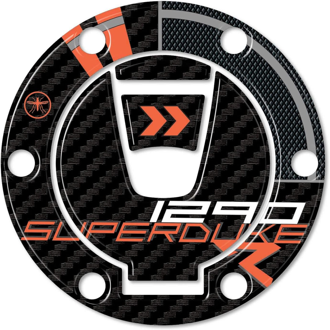 labelbike - Motorrad-Tankdeckel-Dekorations- und Schutzaufkleber kompatibel mit KTM 1290 Superduke R
