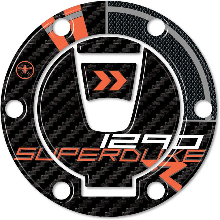 labelbike - Motorrad-Tankdeckel-Dekorations- und Schutzaufkleber kompatibel mit KTM 1290 Superduke R