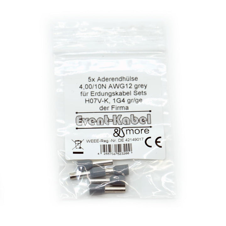 Erdungskabel 4mm² - Grün/Gelb - H07V-K - Erdungsleitung Aderleitung feindrähtig flexibel (5-100m) in