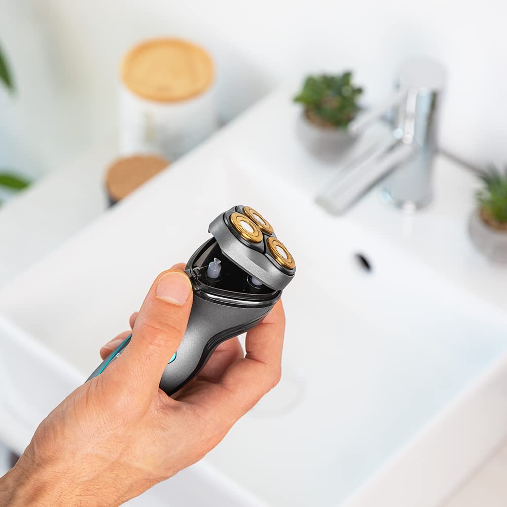 Cecotec Rotierender Rasierer Bamba PrecisionCare Titanium PerfectCut. Titanbeschichtigung mit 3D-Bew