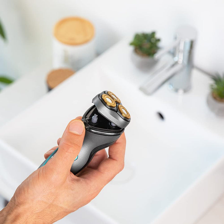Cecotec Rotierender Rasierer Bamba PrecisionCare Titanium PerfectCut. Titanbeschichtigung mit 3D-Bew