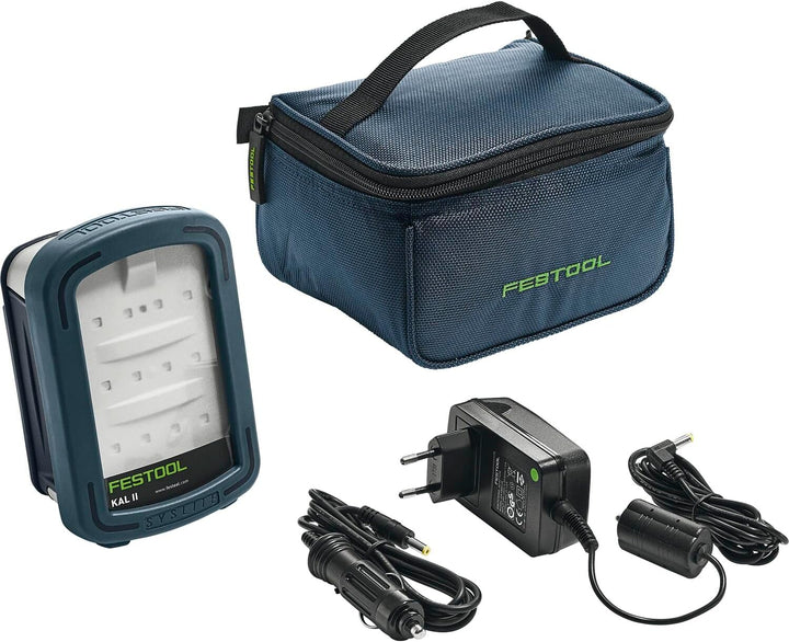 Festool Arbeitsleuchte KAL II SYSLITE (mit integrierter Akku 7,2 V, KFZ-Ladeadapter, Netzadapter 230