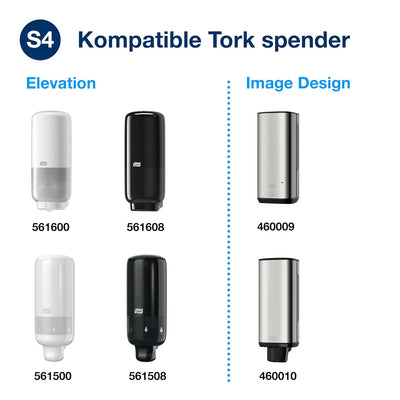 Tork 520701 extra milde Schaumseife Premium für Tork S4 Seifenspendersysteme/Besonders sanfte Handse