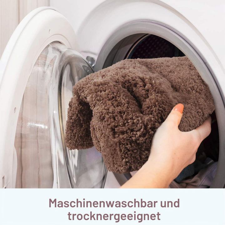 FCSDETAIL rutschfeste, Hochflor Badteppiche 70X120 cm, Maschinenwaschbare Badematte, Badvorleger mit