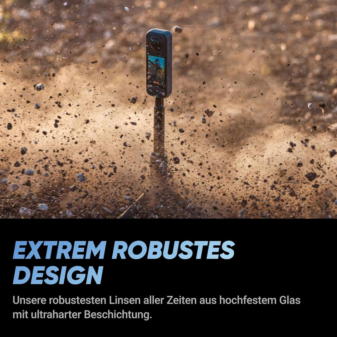 Insta360 X5 Baustellen-Bundle - 360°-Baustellen-Kamera, 8K30fps 360°-HDR-Videos, 72MP Fotos, Selfie-