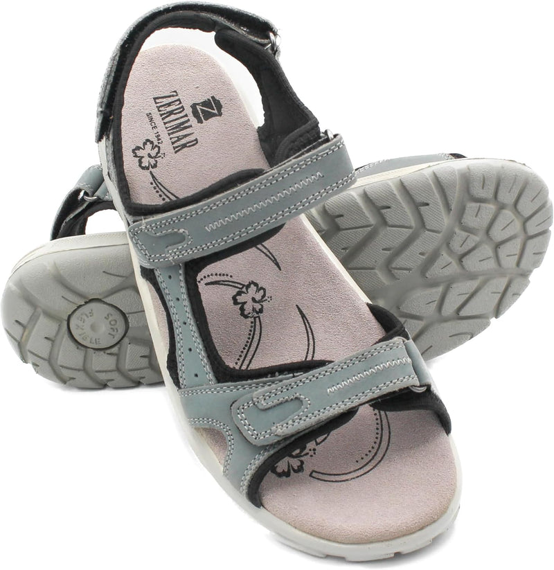 Zerimar Sandalen Damen Sommer - Damen Sportsandalen mit Hochwertigen und Bequemen Wandersandalen - H