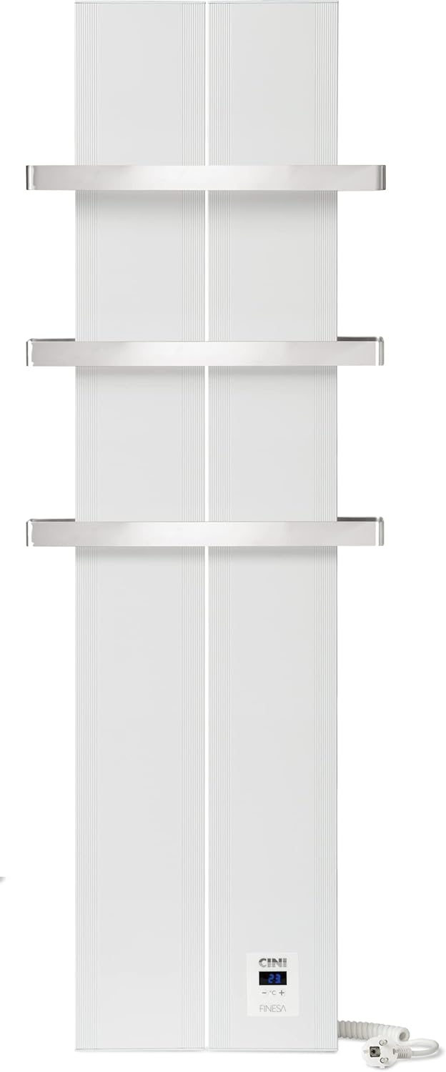 Finesa-D Badheizkörper Elektrisch mit Smarte Regelung Thermostat, Handtuchwärmer Elektrisch, Handtuc