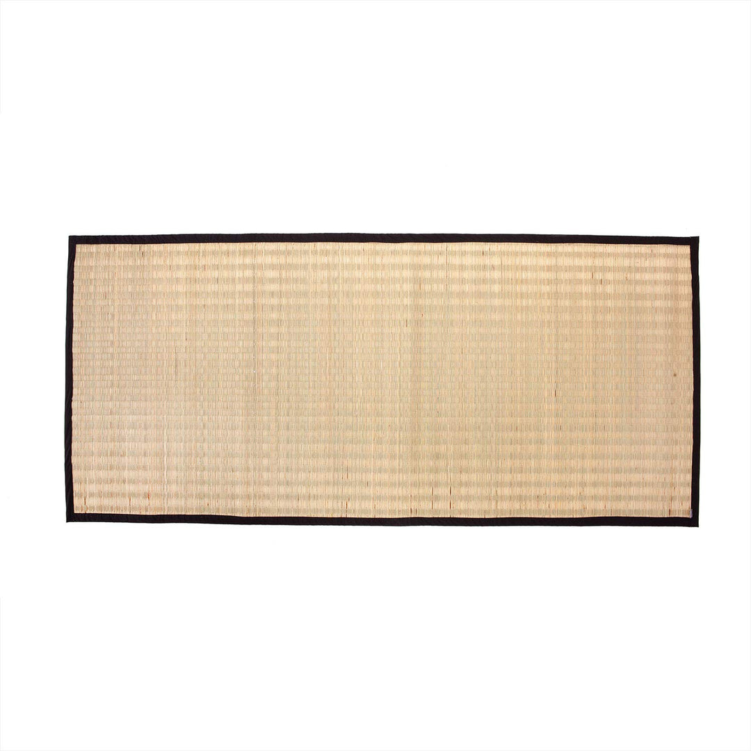 Bodhi Tatami Rollmatte im Japan-Stil | Nachhaltige Goza Matte aus haltbarem Igusa-Gras | Mit Baumwol