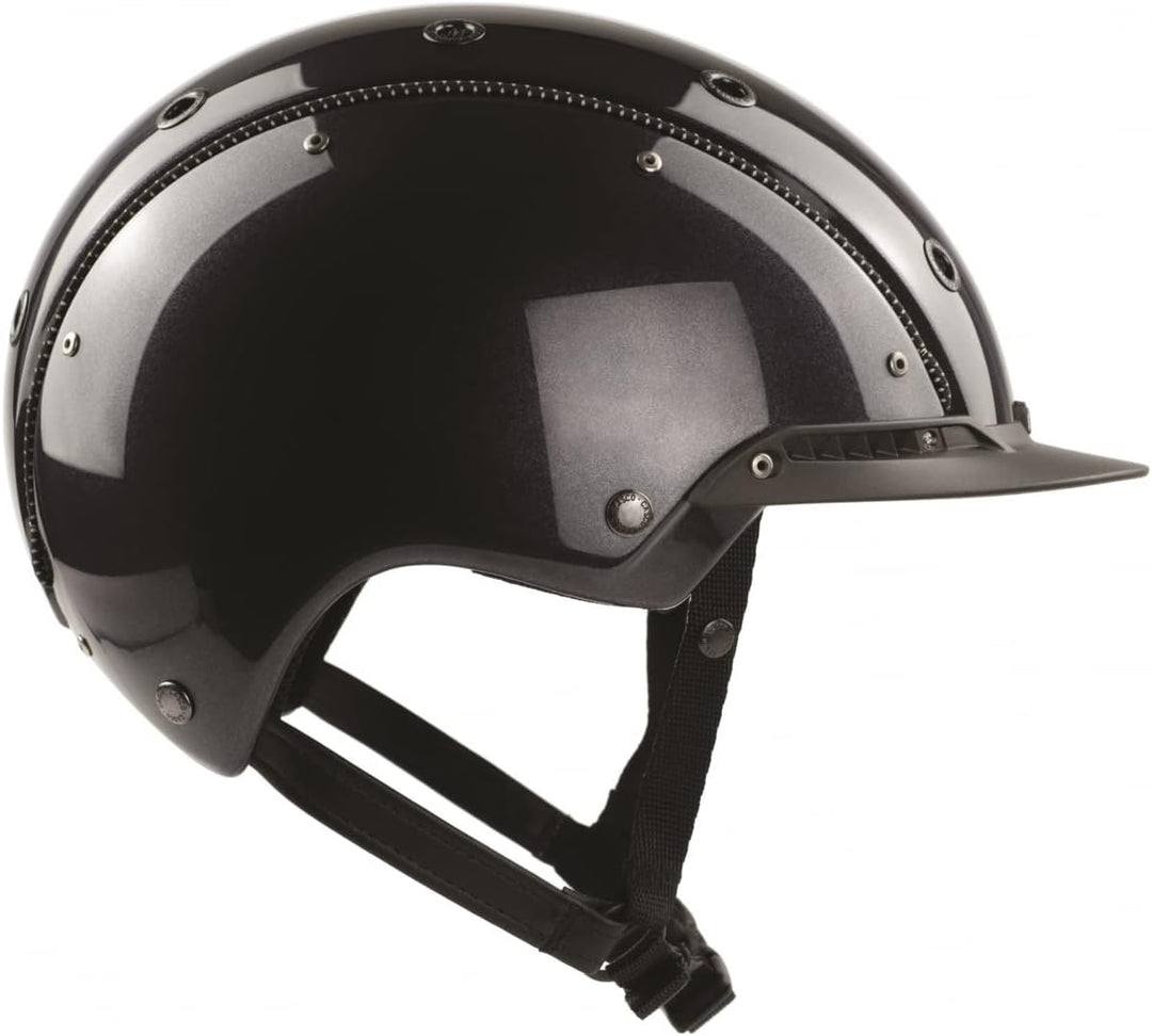 Reithelm Champ-3 Plus blau metallic glanz L (58-62cm), blau metallic glanz L (58-62cm)
