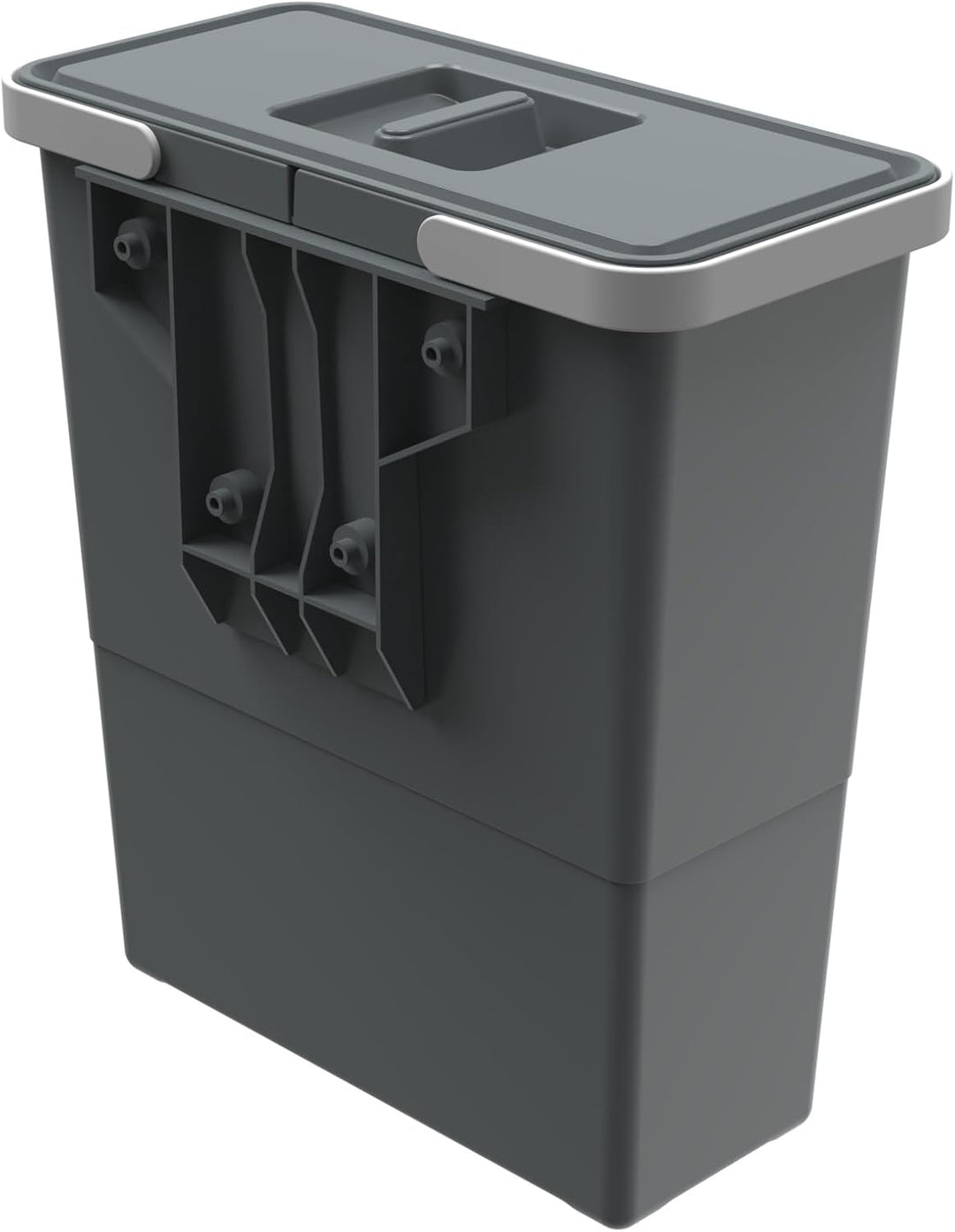 Elletipi Easy 2.0 PBD SP SS34 Mülleimer aus recyceltem Kunststoff, für jeden Raum, Fassungsvermögen